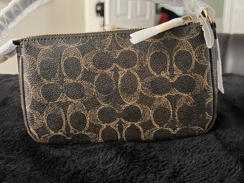 Coach Carmen Mini Crossbody Bag in Signature Coated Canvas